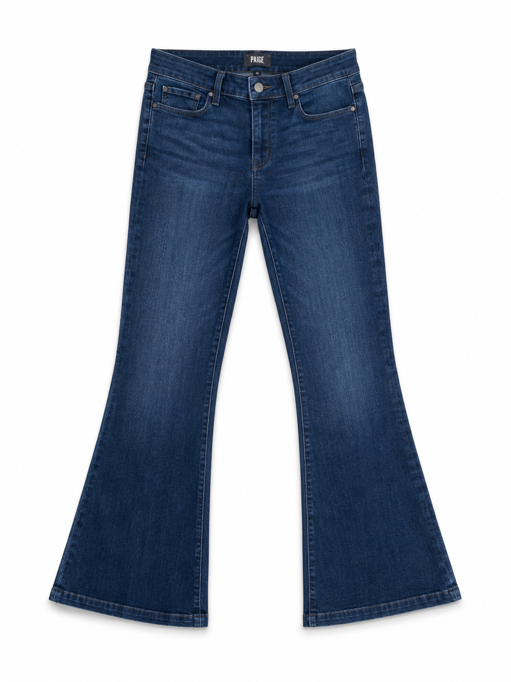 PAIGE Genevieve Flare Jeans Sandpiper Dark Wash High Rise Size 29